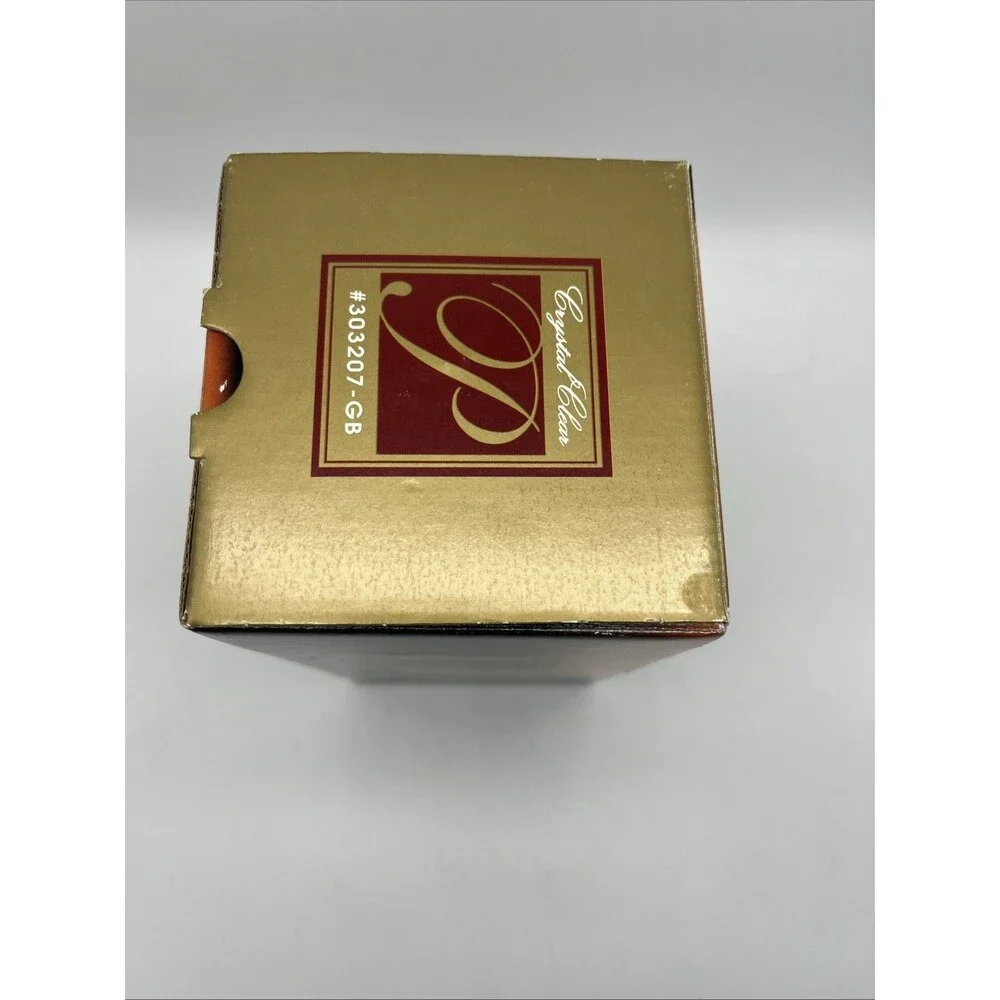 Crystal Clear Pineapple Footed Covered Candy Box
